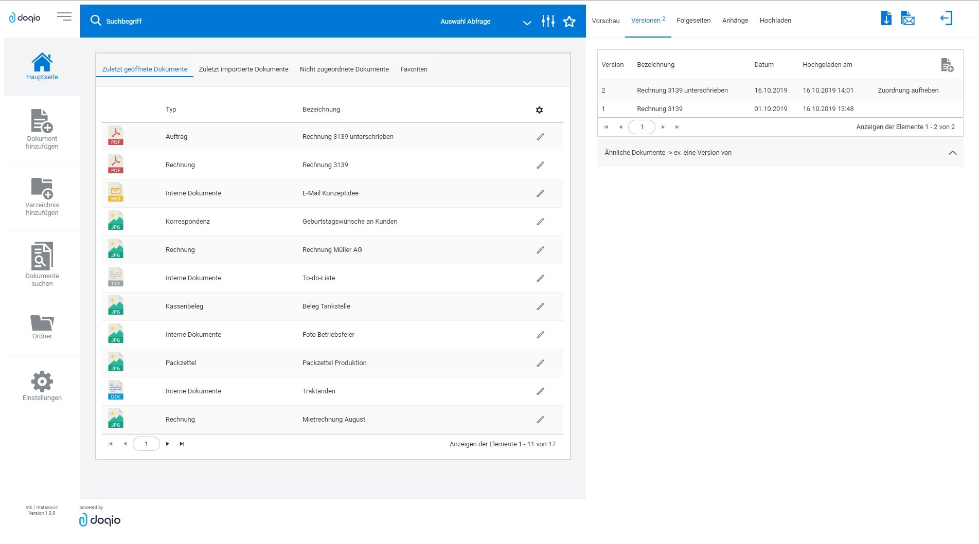 Archivez facilement vos documents - Business - doqio 